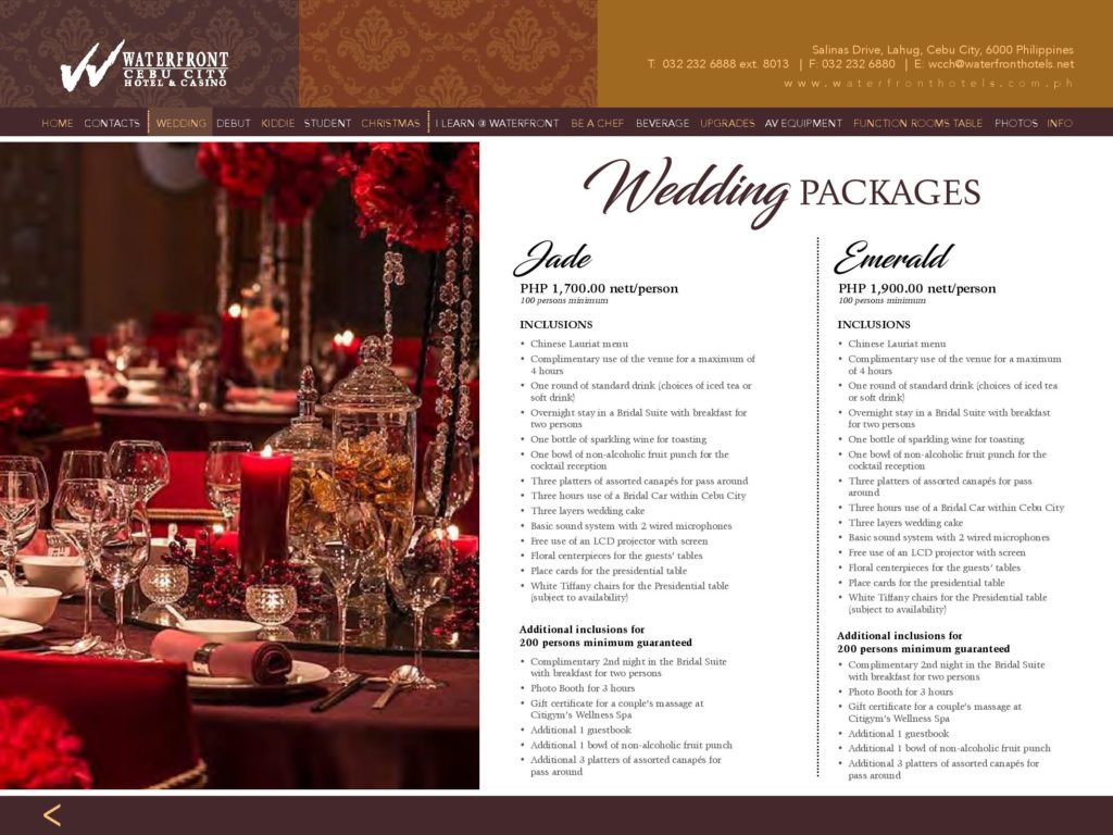 Meetings Events Packages Waterfront Hotels Casino