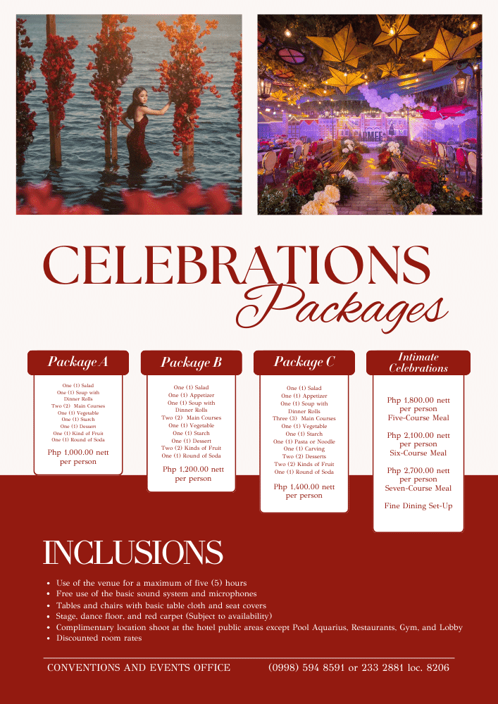 Celebrations Packages