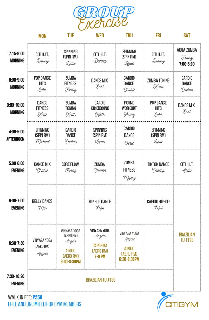 Citigym Group Exercise