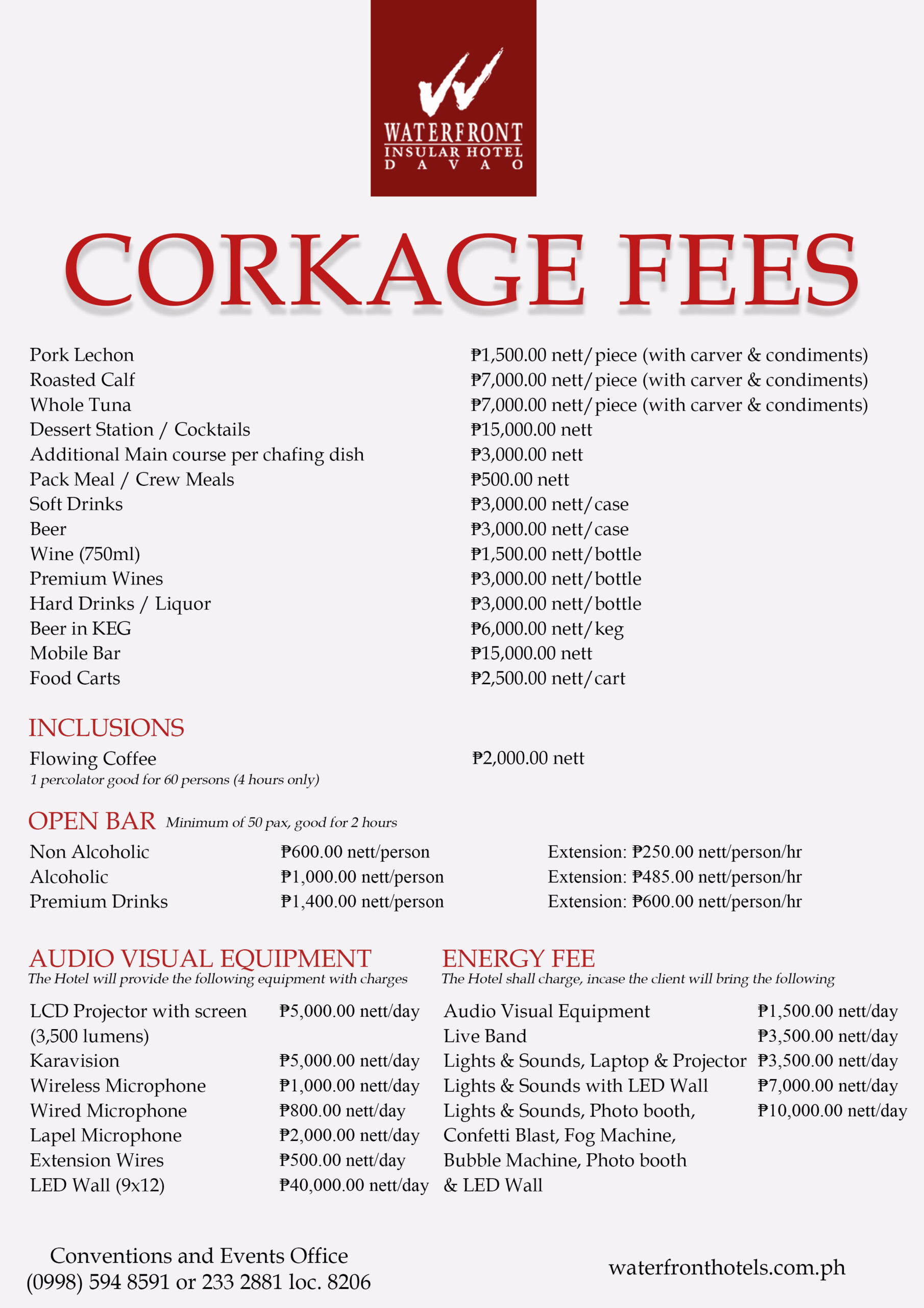 Corkages