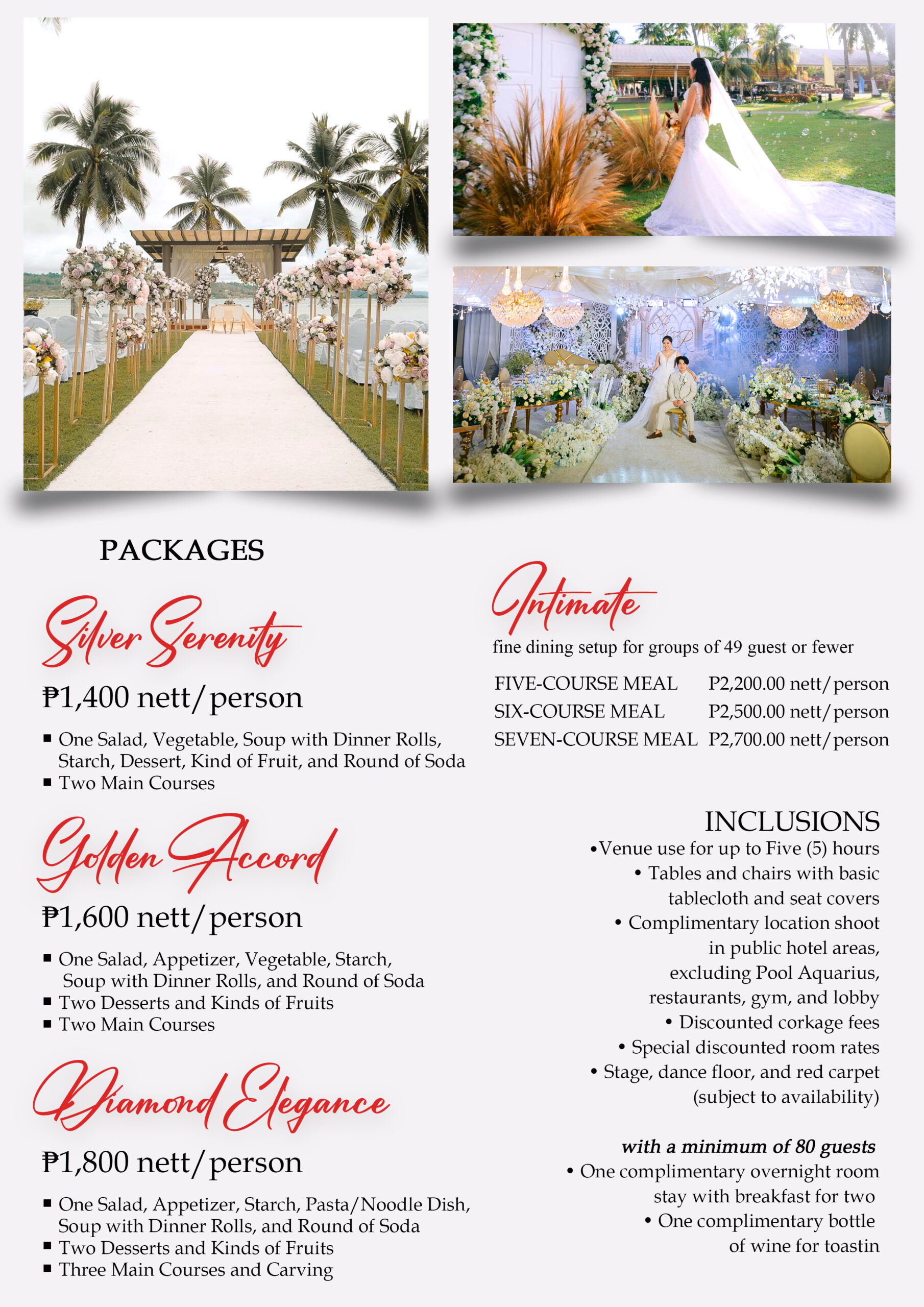 Weddings Back